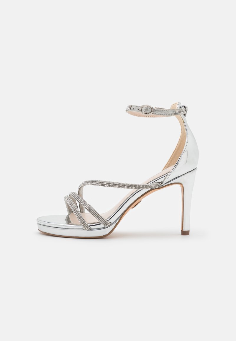 Buffalo Sandalen zilverkleurig