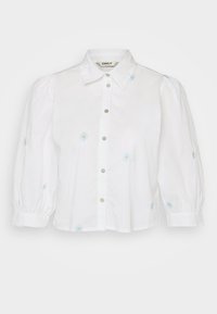 ONLCANDY 3/4 SHIRT - Bluza s gumbima - bright white/blue/creme gold