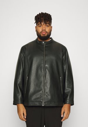 JJEROCKY - Veste en similicuir - black