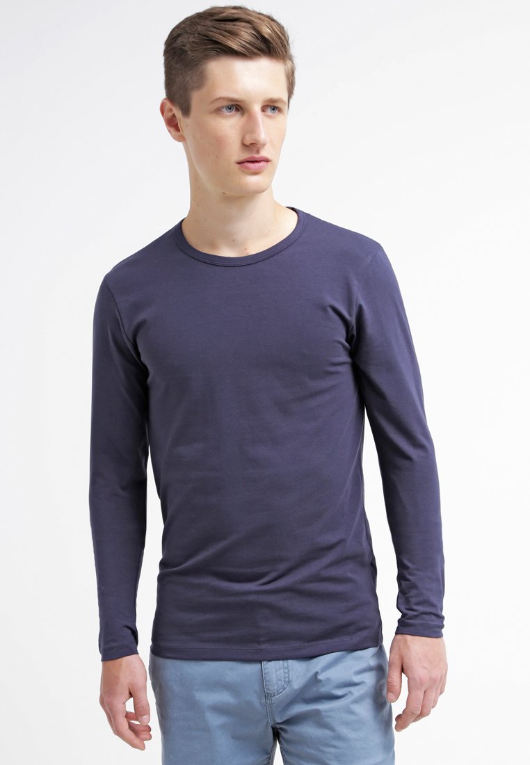 Jack & Jones JJBASIC - T-shirt à manches longues - navy blue/bleu