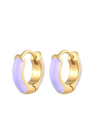 HOOPS MINIMAL - Ohrringe - violett hell