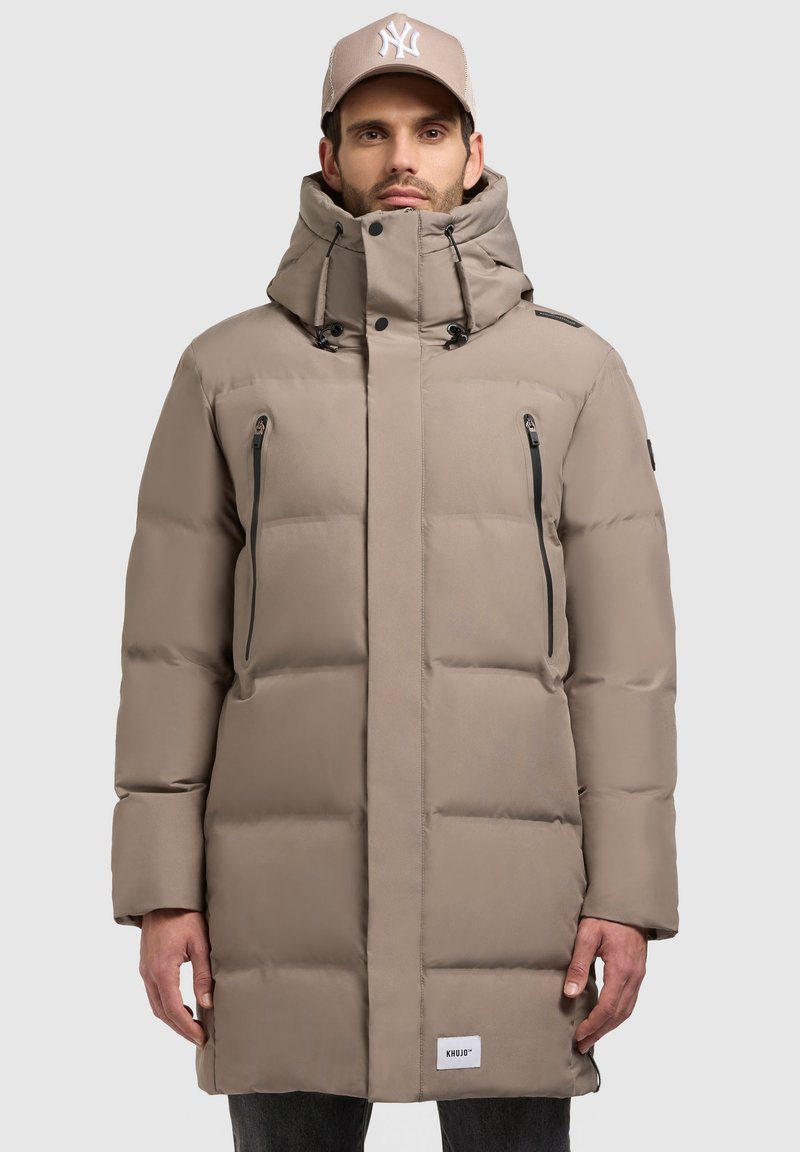 khujo MORSE - Abrigo de invierno - graubeige