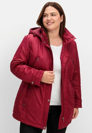 Sheego, Outdoor jacket - weinrot