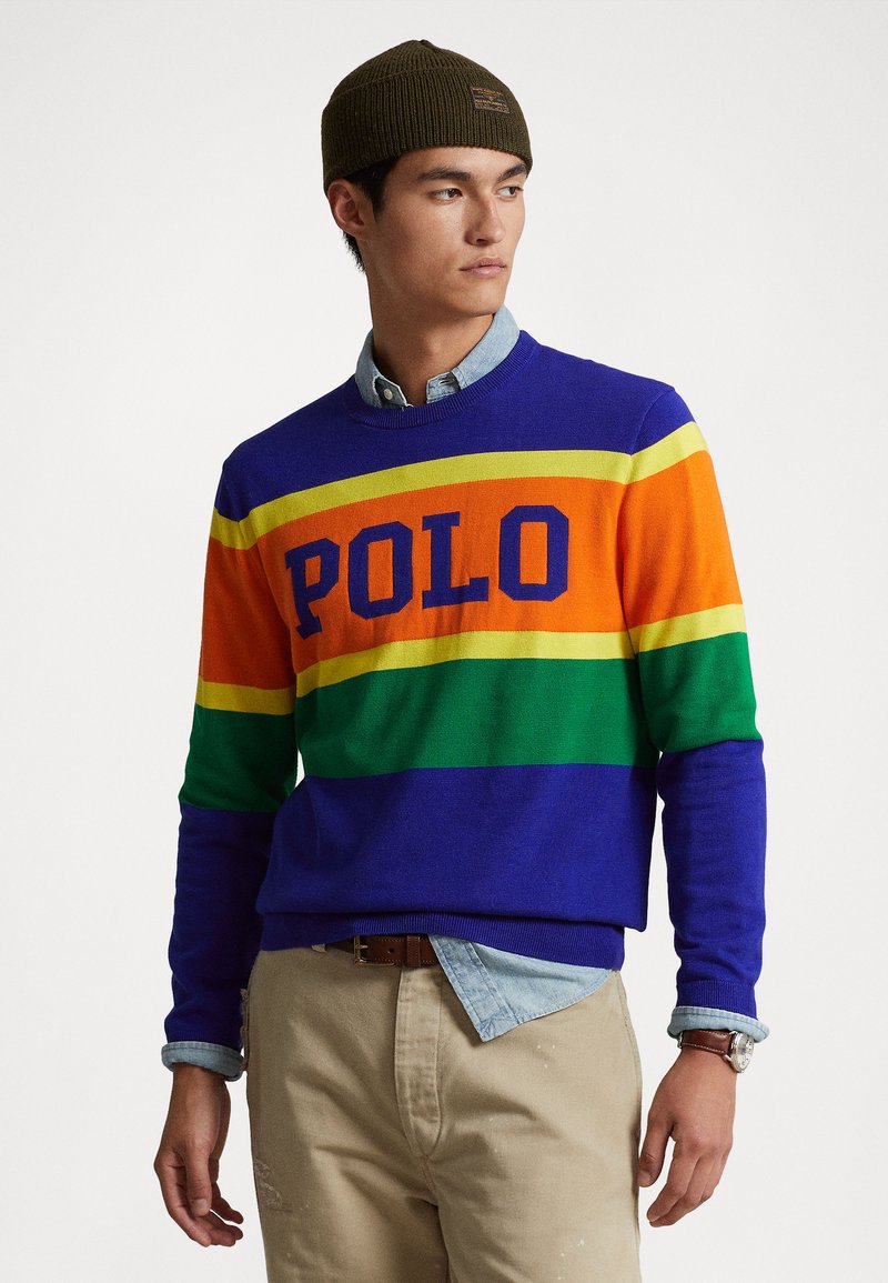 Polo Ralph Lauren LONG SLEEVE Strickpullover city royal combo/royal