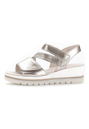 Gabor, Platform sandals - beige