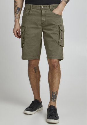 PRLIJAN - Denim shorts - olive night