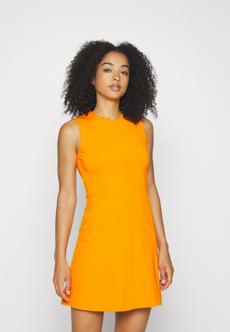 J.LINDEBERG Sports JASMIN DRESS SET Tights exuberance/orange Zalando.de