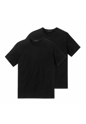 AMERICAN RUNDHALS-AUSSCHNITT 2-ER PACK - Unterhemd/-shirt - schwarz