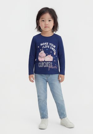 Name it NMFNICHOLA - Tops ar garām piedurknēm - blueprint