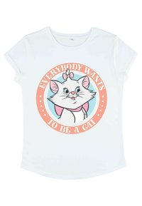 Disney THE ARISTOCATS FINISH FIGHTS - Triko s potiskem - white