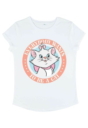 Disney THE ARISTOCATS FINISH FIGHTS - T-shirt con stampa - white