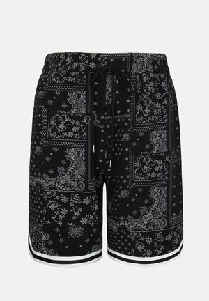 YOURTURN, UNISEX - Šortky - black/white