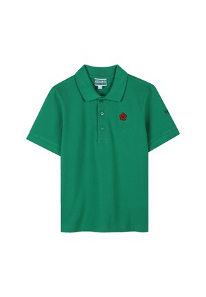 KENZO kids WITH PATCH AND EMBROIDERY - Polo - loden