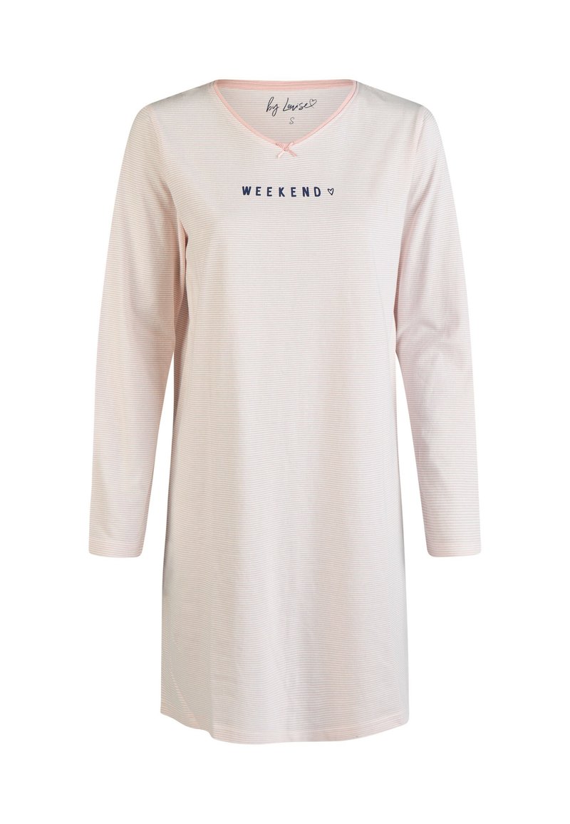 By Louise BY LOUISE LADIES NIGHTSHIRT LONG SLEEVE - Nachthemd - weekend ...