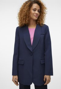 Vero Moda - VMLUNA REGULAR LONG BLAZER - Blézer - navy blazer Miniatűr kép 1