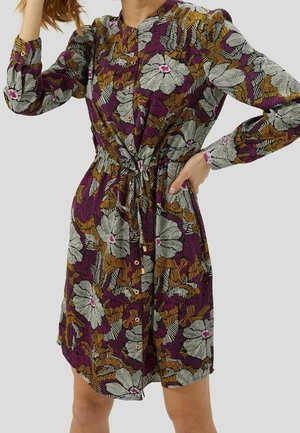Shirt dress - multi-coloured
