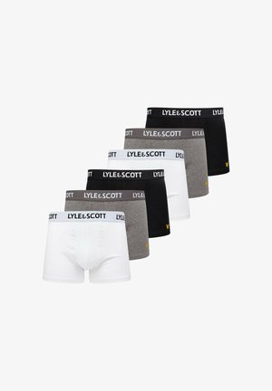 Lyle & Scott, 6 PACK - Trunks - schwarz grau weiß