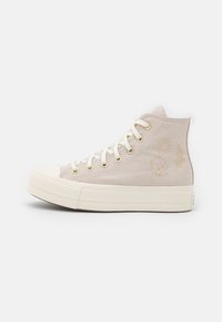 Converse CHUCK TAYLOR ALL STAR LIFT - Sapatilhas de cano alto - desert sand/egret/light gold