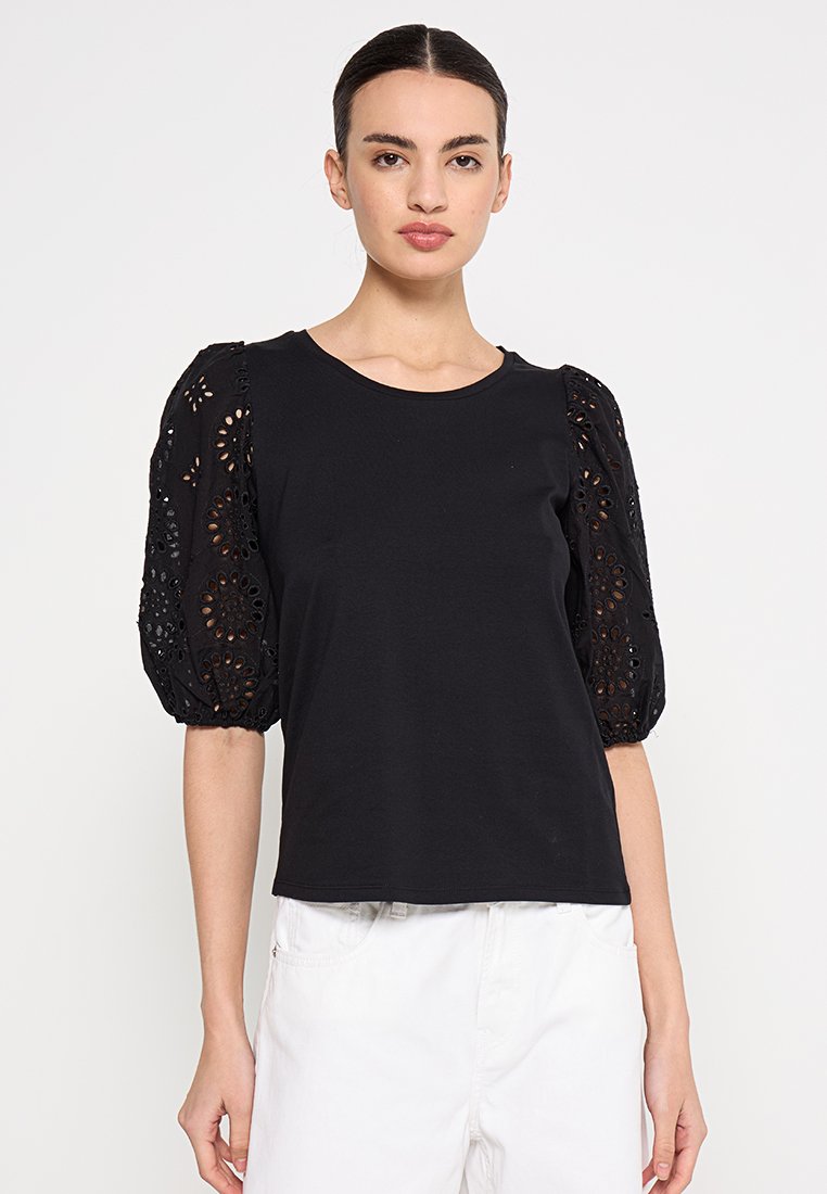 s.Oliver T-shirt basic zwart