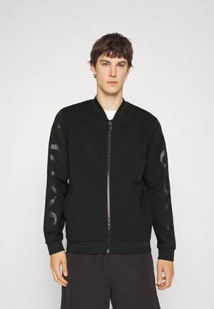 Zip-up sweatshirt - black