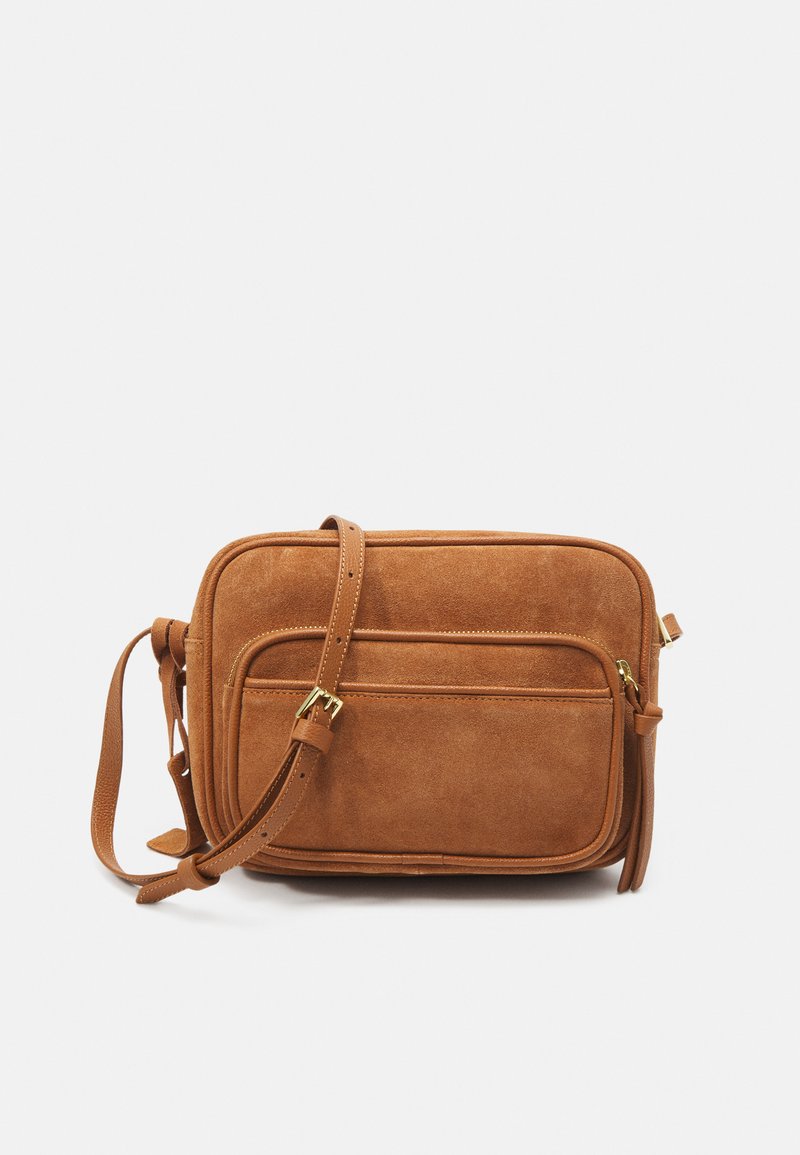 Zign LEATHER Across body bag cognac Zalando.co.uk