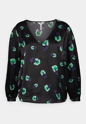 Object Curve OBJAGAFIA - Bluză - black/green