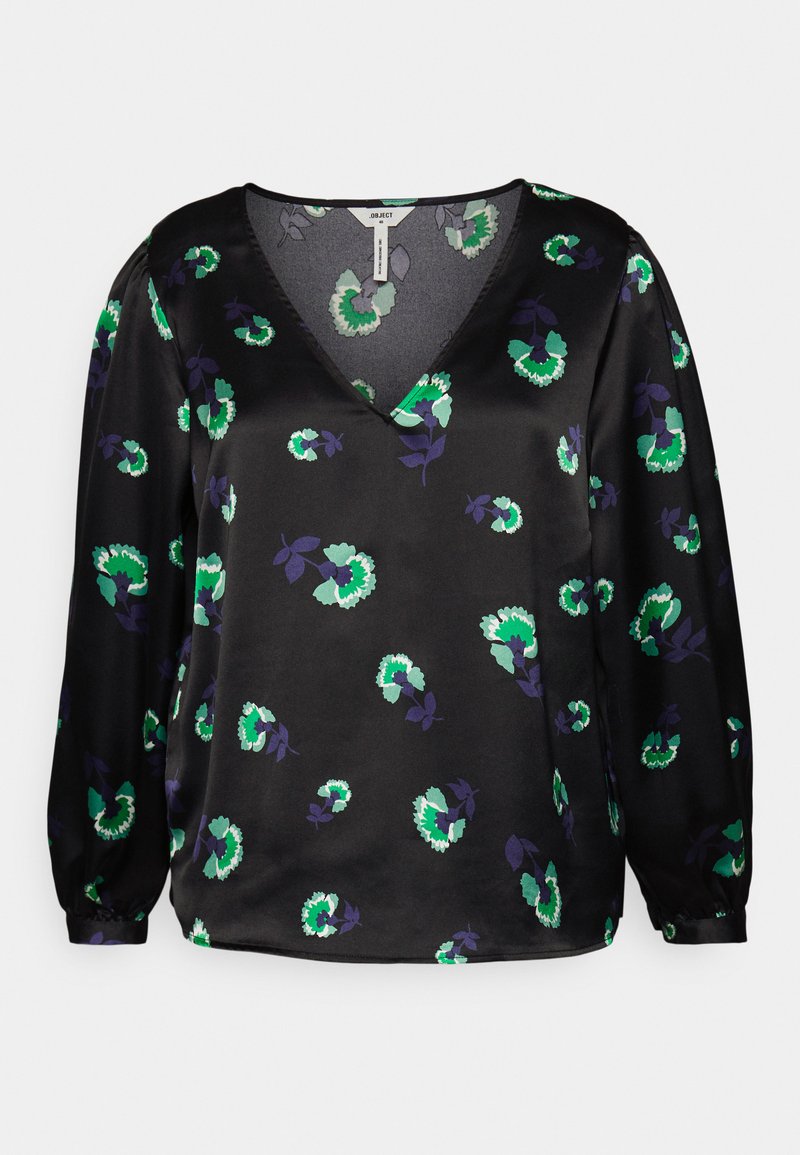 Object Curve Blouse zwart