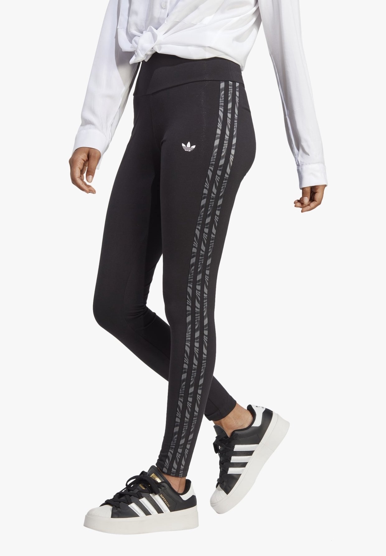 adidas gazelle silver green womens Women's adidas Mid-Rise Leggings Black GD4363 main image 0