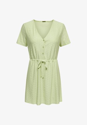 JDY, KLEID JDYCATHINKA KURZES KLEID - Abito a camicia - seafoam green