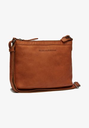 Sac à Bandoulière SADDLER Audrey - Cuir Nappa Souple - 2 Sections - Bandoulière Détachable - 19,5x12,5x3,5 Cm