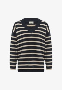 Sélectionné, dark navy stripe