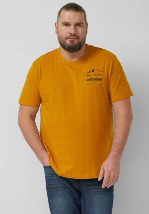 Print T-shirt - honiggelb