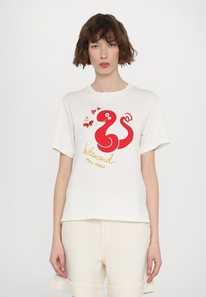 CABINA - T-Shirt print - white