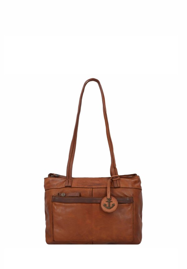 URBAN POETS SHOPPER - Handtasche - charming cognac