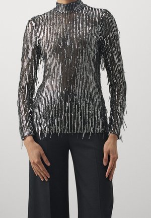 Langarmshirt - silver-coloured