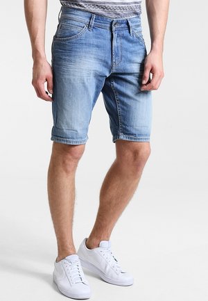Short - light-blue denim