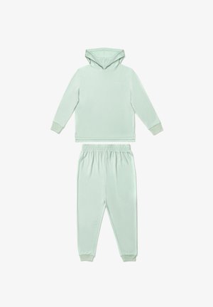 GREEN HOODED LOUNGE CO-ORD - Trainingspak - green