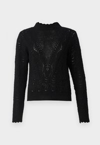 JDY Stickad tröja - black