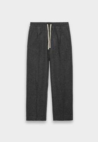 WOOL WITH ELASTIC WAIST UNISEX - Stoffhose - grey melange