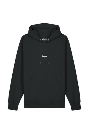 watapparel, NOPE UNISEX - Kapuzenpullover - black