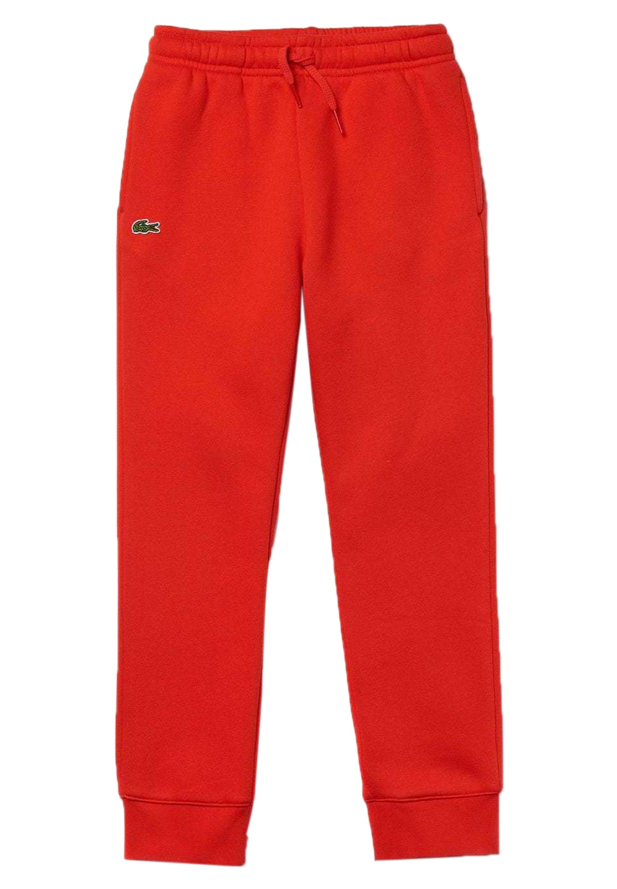 red lacoste track pants