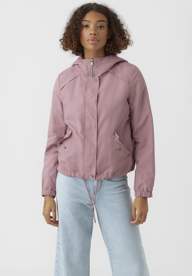 Vero Moda VMZOA SHORT - Kerge jope - nostalgia rose