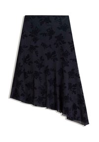 PRINTED - MIDI - Áčková sukně - royal blue