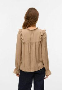 Vero Moda VMELSIE - Blus - silver mink