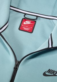 Nike Sportswear TECH - Zip-up sweatshirt - denim turquoise black