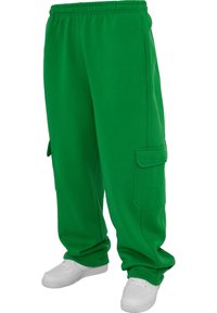 Urban Classics Hlačami s stranskimi žepi - black