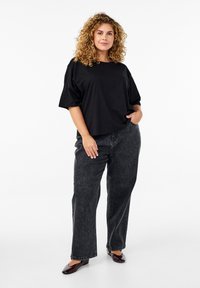 Zizzi BOXY - T-shirts basic - black