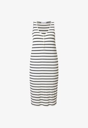 Studio Untold, STRIPED SLEEVELESS - Strikkjoler - off white