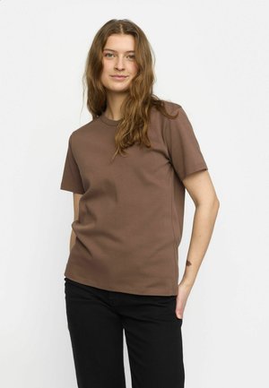 SRHella - Basic T-shirt - coffee quartz