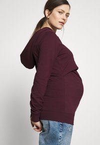 Anna Field MAMA NURSING HOODIE MATERNITY - Sweatshirt com capuz - winetasting